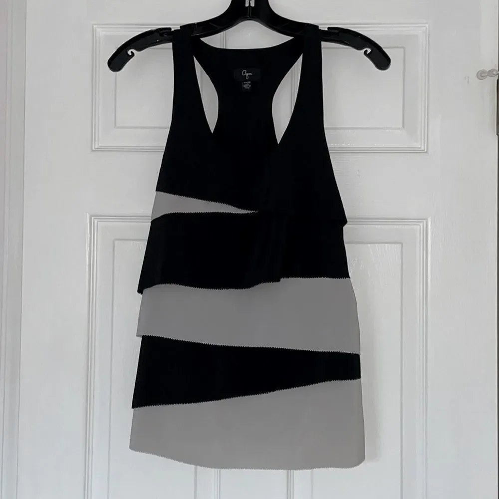Aqua Black & Gray Sleeveless Top - Picture 7 of 7